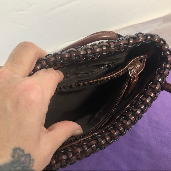 Nine West Three Compartment Weaved Purse - Picture 10 of 11